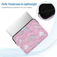 thumbnail image 2 of FORMRS 15"-15.6" Laptop Sleeve Protective Case Soft Carrying Quilted Computer Bag Cover, Ice Cream Rainbow Pattern, 2 of 7