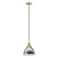 thumbnail image 6 of Evelyn&Zoe 8" Polished Nickel Finish Metal Pendant, 6 of 7