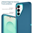 thumbnail image 3 of I-HONVA Compatible with Samsung Galaxy S26 Case,3-Layer Military-Grade Drop Protection Anti-Slip Bumper Rugged Shockproof Dustproof Protection Phone Case,Green, 3 of 7