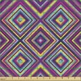 thumbnail image 2 of Ambesonne Abstract Fabric by the Yard Upholstery, Colorful Rhombus Motif Art, 10 Yards, Multicolor, 2 of 5