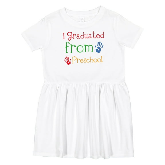 Inktastic I Graduated from Preschool Girls Toddler Dress