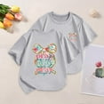 thumbnail image 2 of TZEWGL Tops For Child Short Sleeved T Shirt Print Crewneck Top For Newborns size 12-18M, 2 of 4