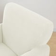thumbnail image 4 of Stretch Mid Century Modern Armchair Slipcover 1-Piece Jacquard Accent Chair Covers with Arms Soft Waterproof Chair Slipcovers for Living Room Furniture Protector Office Reception Reading, 4 of 7