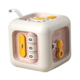 thumbnail image 3 of figatia 6 in 1 Activity Cube Toy, Interaction Toys, Preschool Play Centers for Kids Baby Pink, 3 of 9