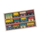 thumbnail image 3 of Juego de juguetes de tren de madera, vagones de tren, juguetes navideños, tren de juguete interactivo Montessori Estilo B, 3 of 9