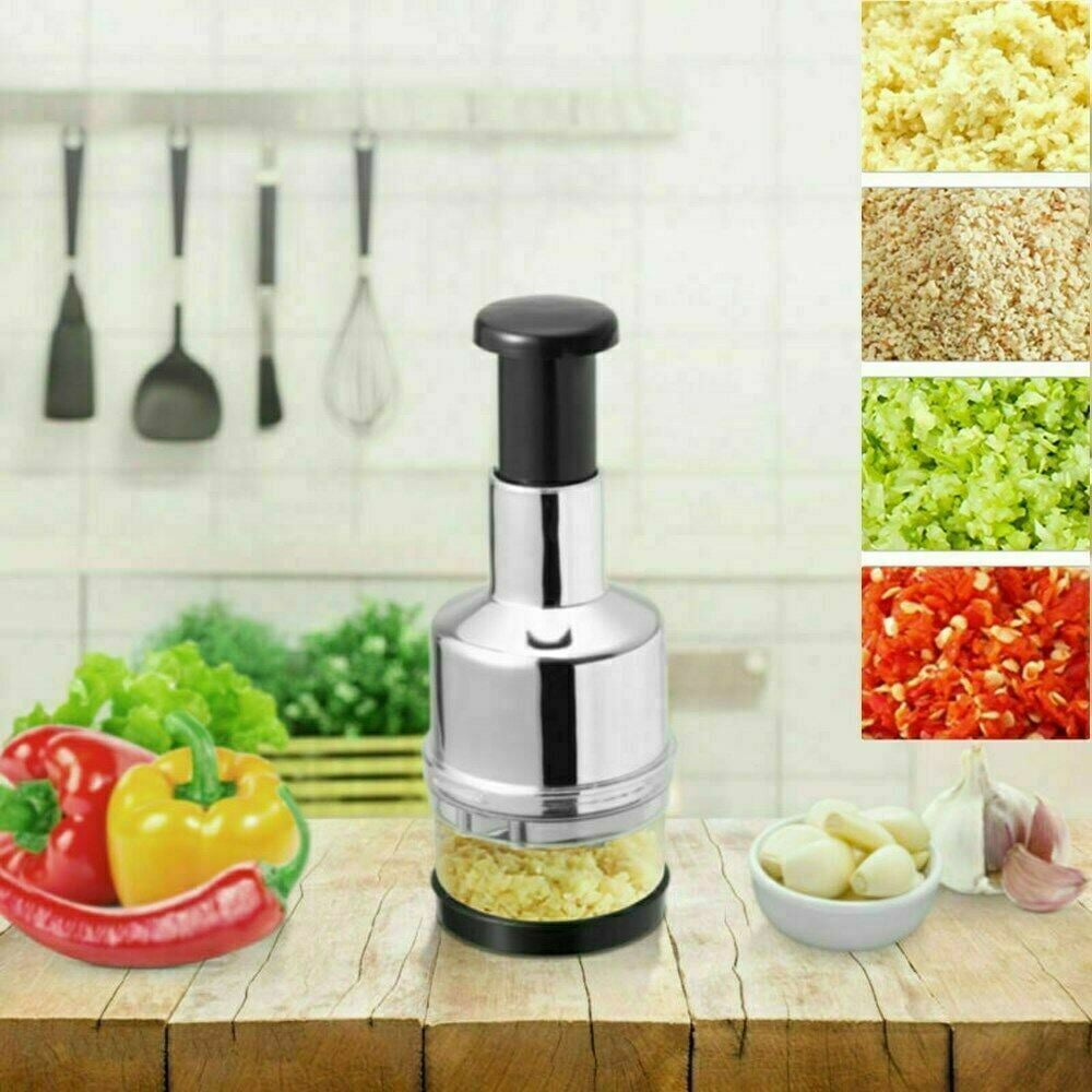 Onion Hand Chopper for Vegetables Stainless Steel Nut Manual Hand Food