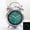 Green, variant on SIMDOO 4" Analog Luminous Alarm Clock Twin Bell Silent Non-Ticking Quartz Battery Operated Loud with Backlight for Bedside Table Vintage Retro Style, Decorative Desk Clock