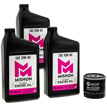 Mishon Engine Oil Change Kit for Kawasaki Mule PROFX PROFXT PROFXR UTV MK1012755