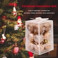 thumbnail image 3 of Sufanic 12Pcs Christmas Tree Balls Xmas Home Decor Glitter Baubles Party Wedding Ornaments, 3 of 7