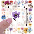 thumbnail image 3 of YEZDIX 35pcs-50pcs Floral Flower Stickers for Laptops Notebooks Suitcases, 3 of 5