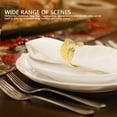 thumbnail image 3 of Napkin , Metal Electroplating 8pcs Napkin  Set Maple Leaf  for Banquet for Party for Wedding, 3 of 8