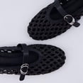 thumbnail image 5 of Cushionaire Wendy Woven Mary Jane Flats For Women | Breathable Open Weave Flats With Adjustable Buckle Strap | Stylish Everyday Mary Jane Flats, 5 of 22