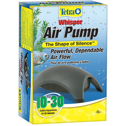 Tetra Whisper Air Pump for Aquariums 10 to 30 Gallons, Quiet