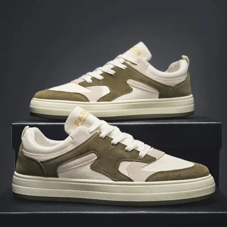 

Men‘s Trendy Colorblock Sneakers Skate Shoes