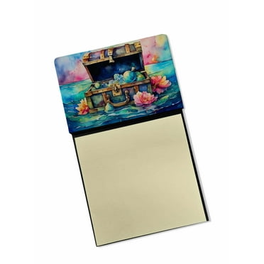 Treasure Chest Sticky Note Holder 3.25 in x 5.25 in