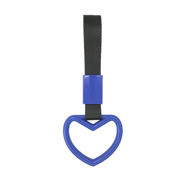 Pulsera decorativa para coche en forma de corazón Anillo de advertencia Anillo de advertencia para el parachoques trasero Adecuado para el interior y el exterior del coche