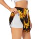 thumbnail image 1 of Balery Vibrant Sunflower Blooms Pantalones cortos deportivos para mujer con forro y dos bolsillos, elásticos, para entrenamiento, gimnasio, yoga-Large, 1 of 7