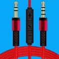 thumbnail image 4 of 3.5mm Jack Male to Male Audio Cable 1.2m Aux Cable Volume Control with Mic for  for iPad, 4 of 8