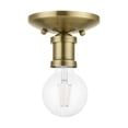 thumbnail image 2 of Livex Lighting - Lansdale - 1 Light Flush Mount In Transitional Style-3.38, 2 of 7