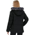 thumbnail image 4 of Wantdo Women's Recycled Winter Coats Warm Winter Jacket Insulated Winter Puffer Coat Black M, 4 of 9