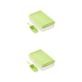 thumbnail image 4 of Bandeja para cubitos de hielo Inteprter con tapa contenedor de almacenamiento refrigerador ligero, 4 of 6