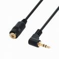 thumbnail image 5 of JSER 90 degree right angled 3.5mm 3poles Audio Stereo Male to Female Extension Cable, 5 of 7