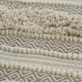 thumbnail image 3 of Woven Texture Stripe Bath Rug 22x58 Inches Natural, INK+IVY Asher Boho Hand-Woven Bathroom Runner Rug, Non-Slip Latex Backing Machine Washable for Bathroom Decor, 3 of 11