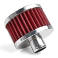 thumbnail image 2 of 23Mm Car Air Filter Cold Air Intake Filter High Flow Vent Valve Cover Breather Red Mingyiq, 2 of 9