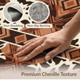 thumbnail image 6 of ODIKA 2'x3' Washable Accent Rug Pet Friendly, Bedside Mat Fake Hide With Contrasting Cream Background And Tan Markings for Bedroom, Nursery, RV, 6 of 7