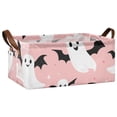 thumbnail image 2 of Ghosts and Stars Storage Bins with Handles Foldable Storage Baskets for Shelves Organizer Cloth Baskets, 2 of 8