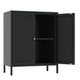 thumbnail image 5 of Bathroom Floor Cabinet,Storage Cabinet with Adjustable Shelf,Modern Freestanding Organizer,Farmhouse Buffet Sideboard,Accent Cabinets for Bathroom,Kitchen,Entryway, 5 of 10