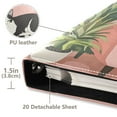 thumbnail image 3 of FORMRS 3 Ring Photo Album 4"x6" Self Adhesive Large Capacity PU Leather Cover, Pink Sleeping Cat, 3 of 8