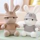 thumbnail image 2 of Comfortable / Soft / Cute / Rabbit Plush Toys / Toby Rabbit Toys with Clothes and Hats / Children's Birthday Giftgrey30cm Deng Xun unisex, 2 of 2