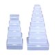 thumbnail image 4 of Caja de plástico transparente cuadrada Caja de almacenamiento de piezas rectangular cuadrada Caja de joyería Equipo de pesca Embalaje de flores de jabón Caja cuadrada, 4 of 5