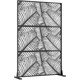 thumbnail image 3 of Historyli Mampara de privacidad metálica QinaQin de 182 x 120 cm,separador decorativo independiente,altura extendida para jardín con base estable,diseño de hoja de palma., 3 of 8