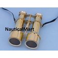 thumbnail image 4 of Nautical Captain's Brass Binoculars with Leather Case 6", 4 of 4