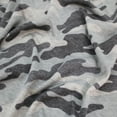 thumbnail image 2 of Stylish Fabric 60 in French Terry Fabric Camouflage Pattern Camouflage Fabric, 10 Yard By the Yard, Pale Blue Charcoal, 2 of 3