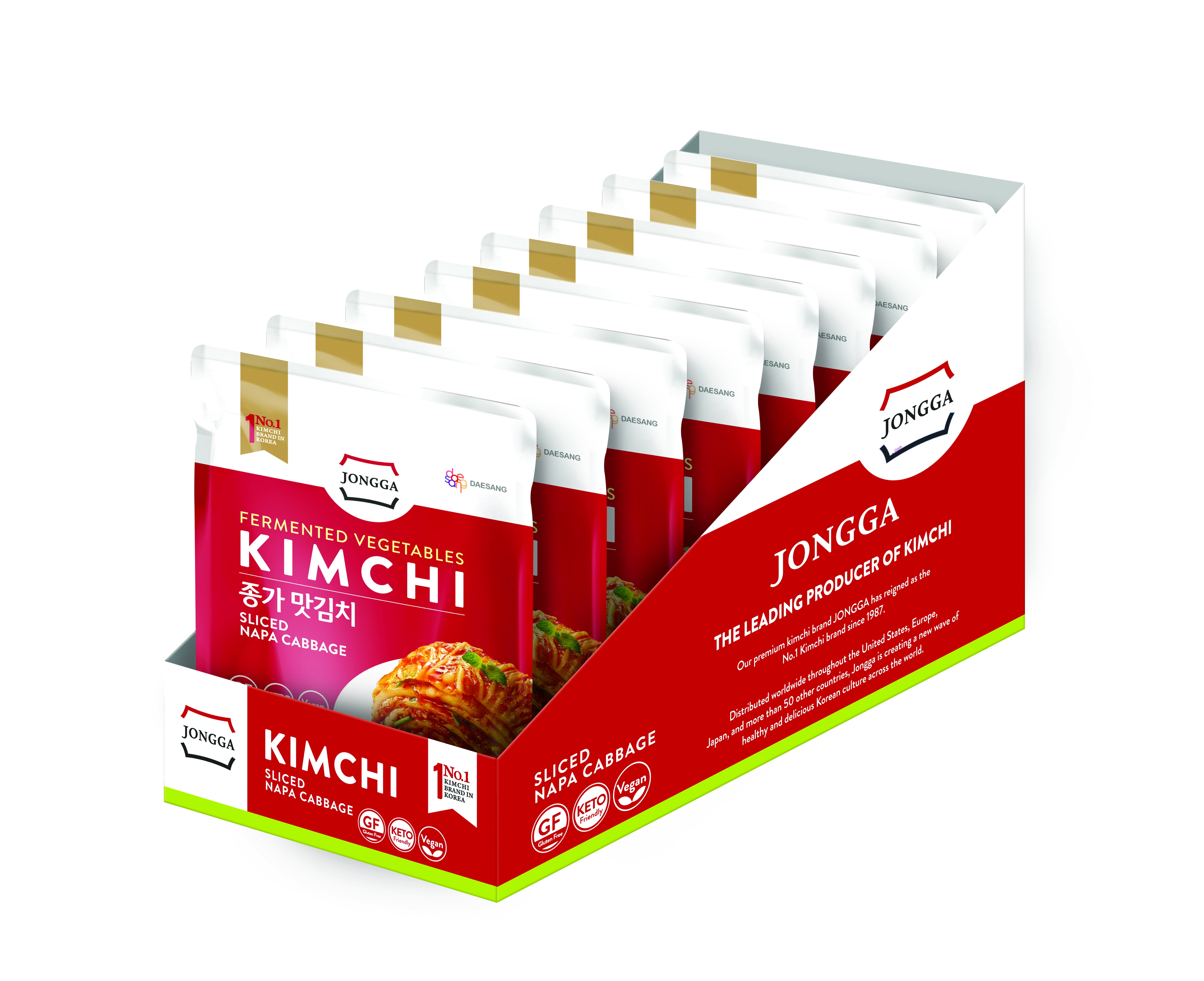 Jongga Shelf Stable Kimchi Pouch, 2.8 oz