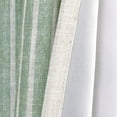 thumbnail image 6 of DriftAway  Chris Vertical Striped Pattern Linen Textured Blackout Window Curtain Valance Green 52" width x 18 " length, 6 of 7