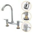thumbnail image 1 of Minkissy Replacement Rotatable Spout Faucet Silver Alloy for Kitchen Use 1 Set, 1 of 8