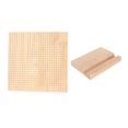 thumbnail image 4 of Tablero de bloqueo de ganchillo, tablero de madera de bloqueo de punto hecho a mano antiestiramiento para niñas, madres y abuelas, 4 of 10