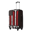 thumbnail image 2 of Fotbe USA Flag Cross Luggage Cover Protector,Suitcase Protector,Scratch and Dirt Resistant,Fits 18-32 Inch Luggage-Large, 2 of 9