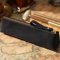 thumbnail image 6 of Under $1 Pencil Case, Vintage Handmade Soft Faux Leather Large Capacity Zipper Pen Pouch, Stylish Stationery Organizer for College Office Travel by PALIFEUR, 6 of 7