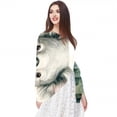 thumbnail image 5 of Koala Elegant Chiffon Silk Scarf for Women - Lightweight Breathable Wrap Shawl 70.86"x28.7, 5 of 6