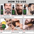 thumbnail image 6 of Beard Kit Beard Growth Grooming Kit w/Beard Foam/Shampoo/Wash Beard Growth Oil Serum Balm Brush Comb Scissor Bag e-Book Christmas Stocking Stuffers Gifts Ideas for Men Him Dad Boyfriend Husband Mens, 6 of 6