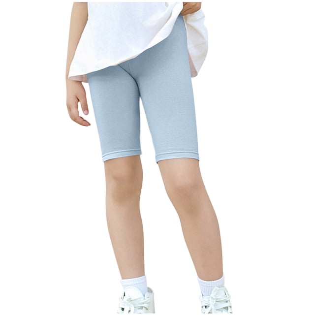 Odeerbi 3-12 Años Niñas Bicicleta Pantalones Cortos Modal Seguridad Bajo Vestido Slip Pantalones Cortos Yoga Danza Pantalones Cortos Verano Bermudas Leggings Pantalones