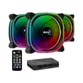 thumbnail image 1 of Kit de 3 ventiladores Aerocool Astro 12 Pro RGB. Color Negro. AeroCool 4710562750164, 1 of 2