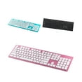 thumbnail image 3 of K3 104 Keys Universal Wireless 2.4GHz Mute Sensitive Keyboard Computer Accessory - Pink, 3 of 5