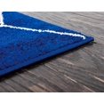 thumbnail image 5 of Unique Loom 3140883 4 x 6 ft. Geometric Trellis Frieze Rectangular Rug, Navy Blue, 5 of 5