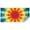 Tie Dye Soft, variant on Blue White Tie Dye Mandala Pattern Rectangle Tablecloth 60"x102",Waterproof Polyester Rectangle Table Cloth, Wipeable Spillproof Polyester Tablecloth for Dining, Camping, Indoor and Outdoor